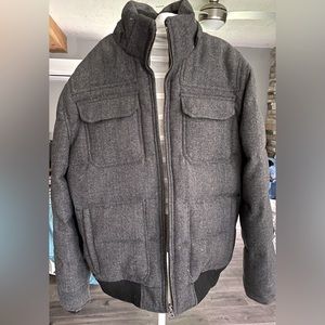 RW&CO Grey Mens Downs Jacket size Large.